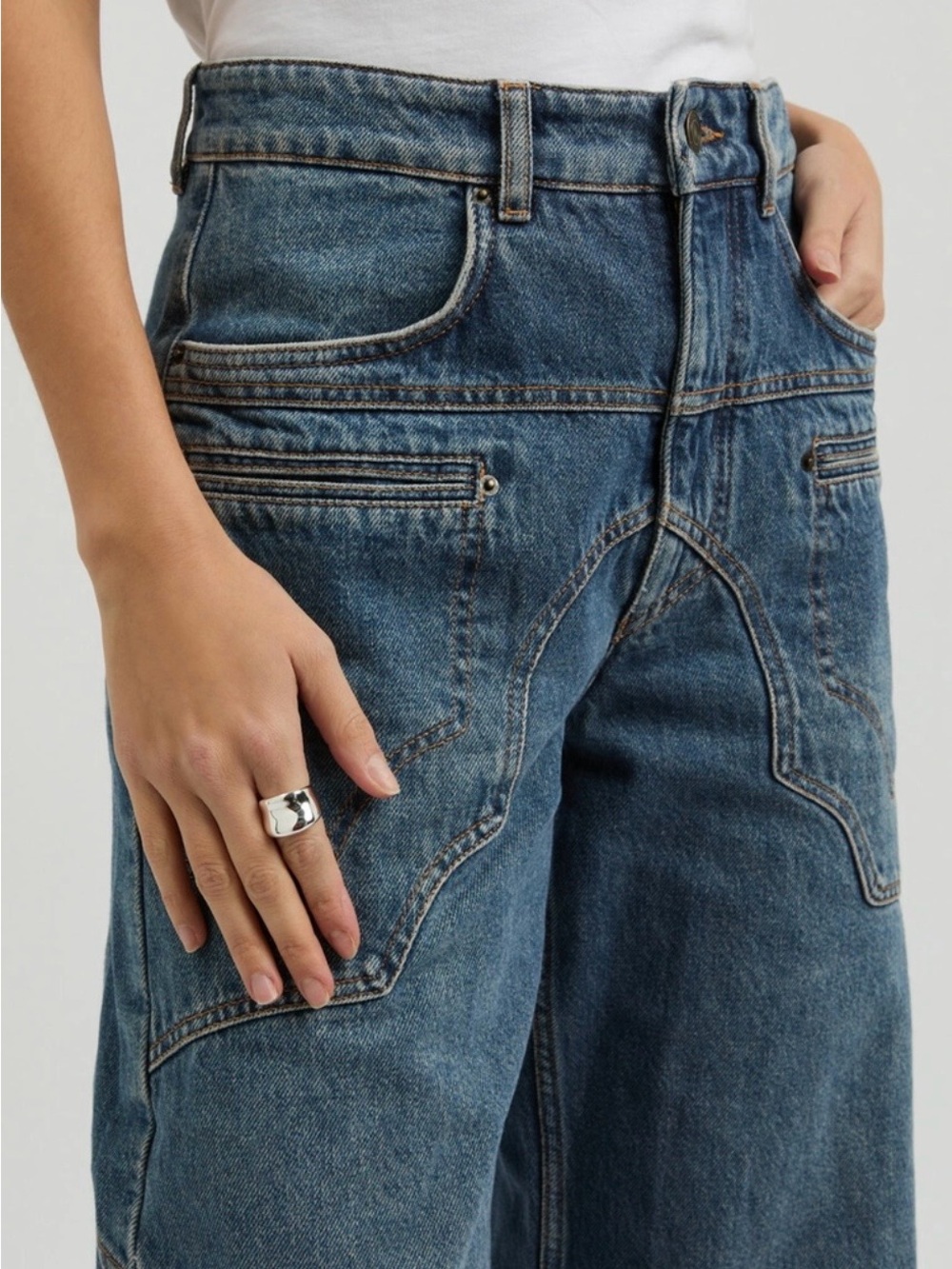 Isabel Marant Beryl barrel jeans